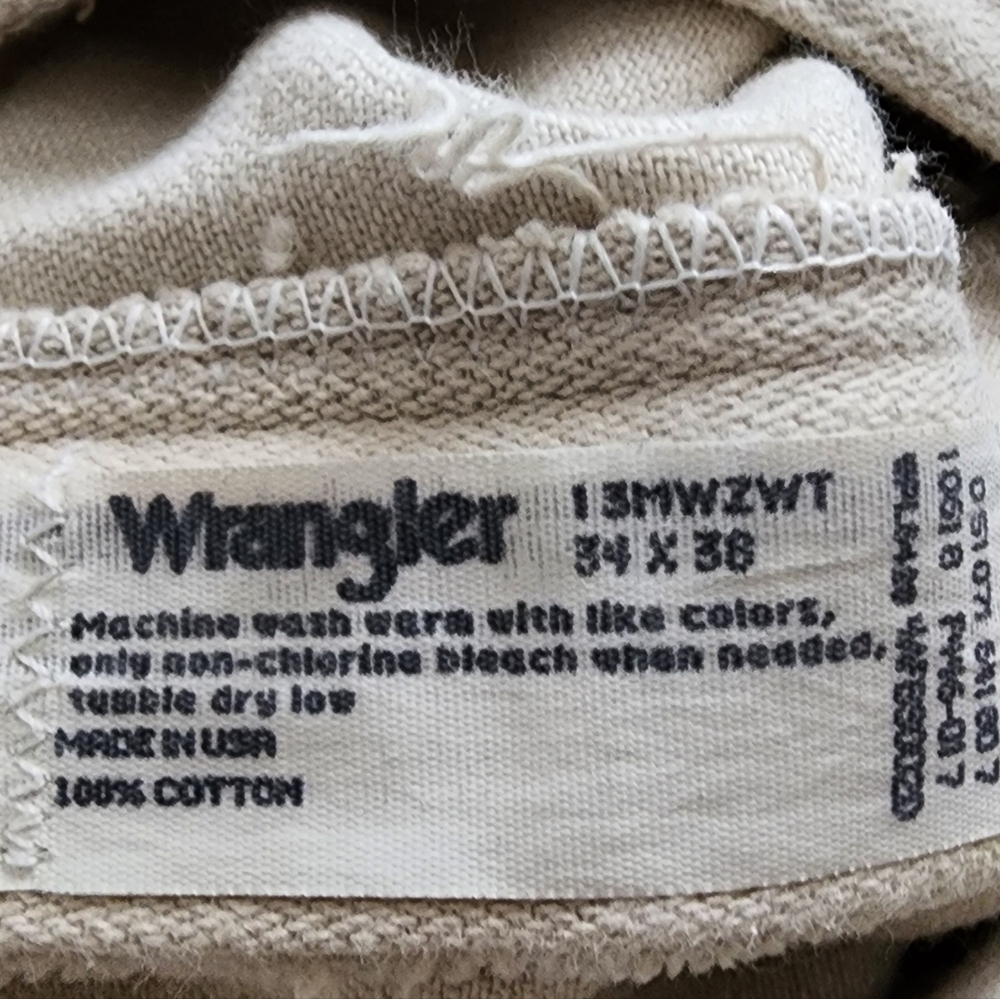 Vintage men's Wrangler 13MWZ colored jeans